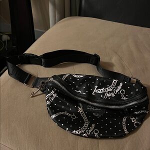 Juicy Couture Black and White Belt Bag